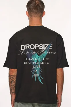 HEAVY OVERSIZE BEST PLACE T-SHIRT BLACK