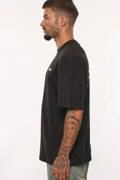 HEAVY OVERSIZE BEST PLACE T-SHIRT BLACK