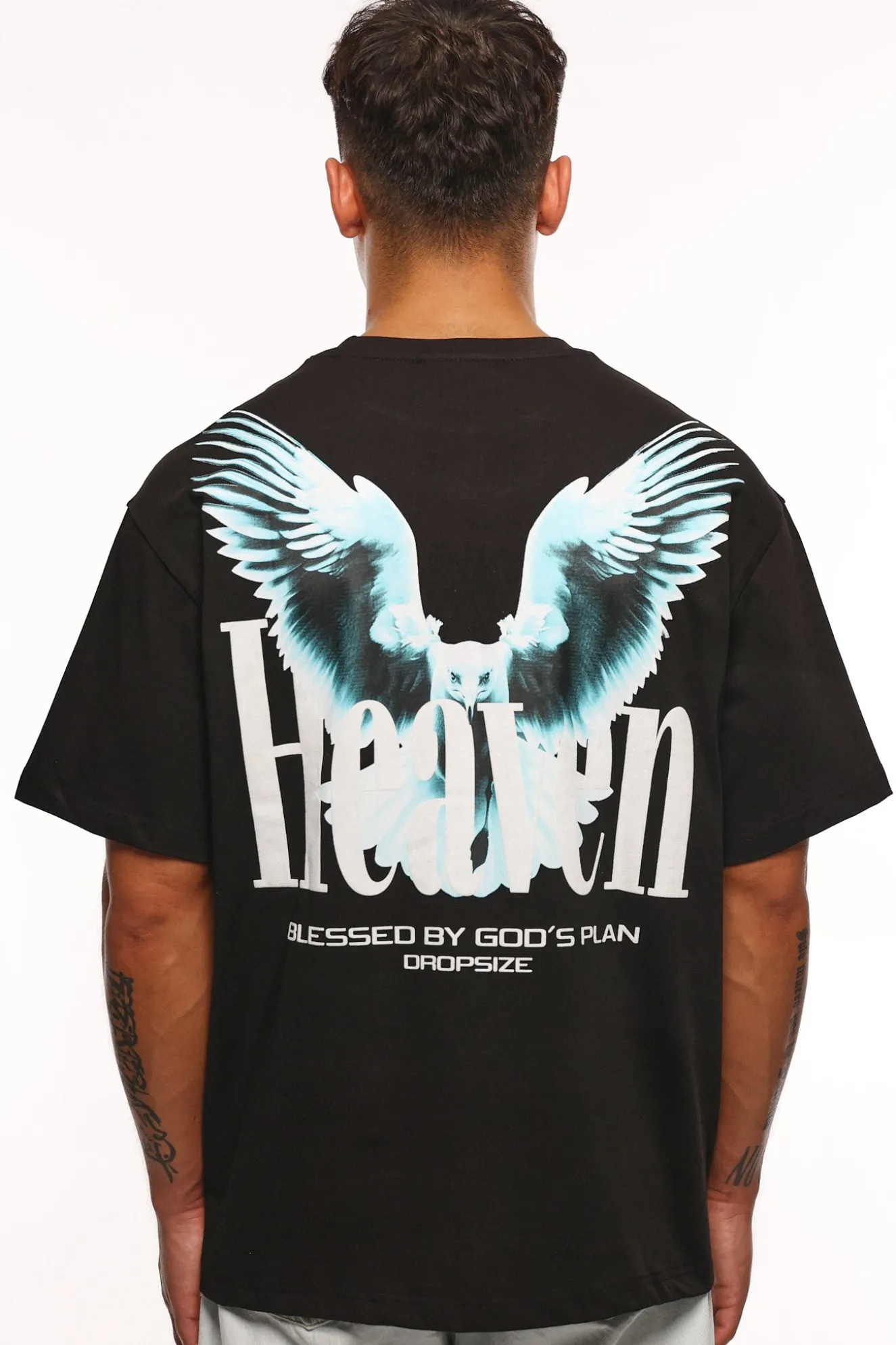 HEAVY OVERSIZE BLESSED T-SHIRT BLACK
