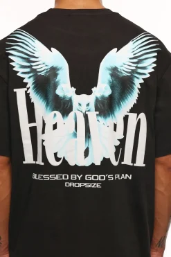 HEAVY OVERSIZE BLESSED T-SHIRT BLACK
