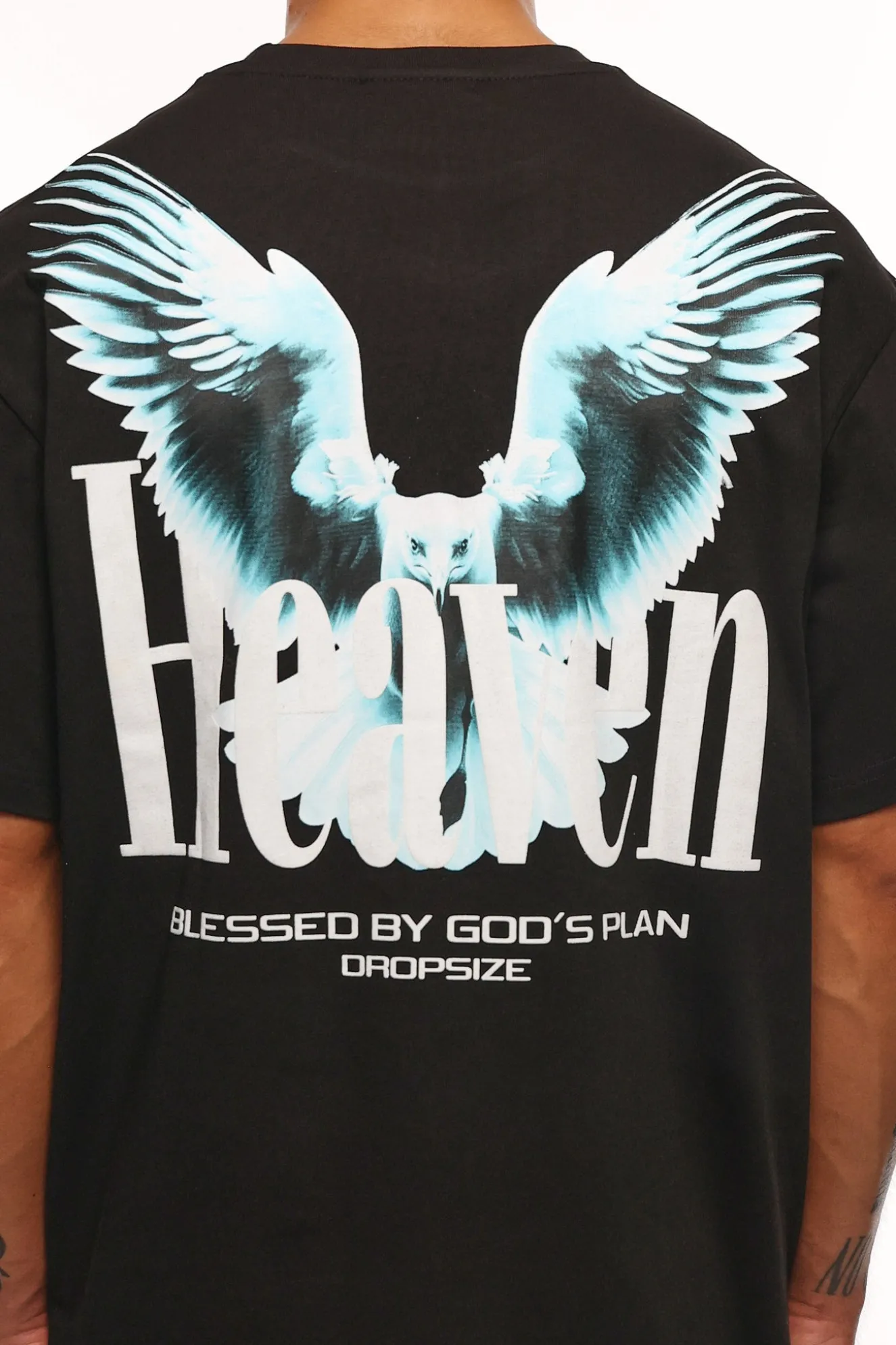 HEAVY OVERSIZE BLESSED T-SHIRT BLACK