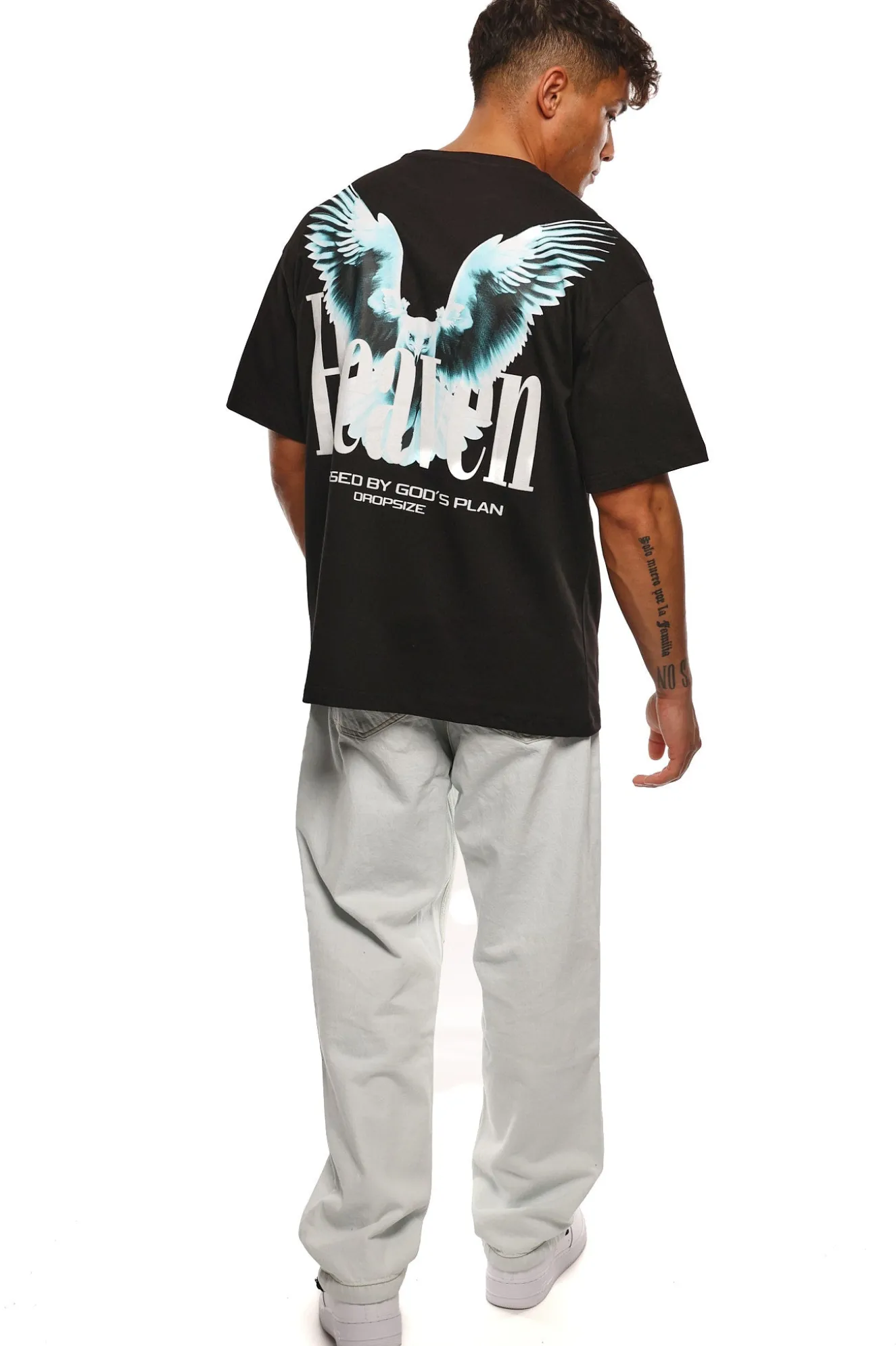HEAVY OVERSIZE BLESSED T-SHIRT BLACK