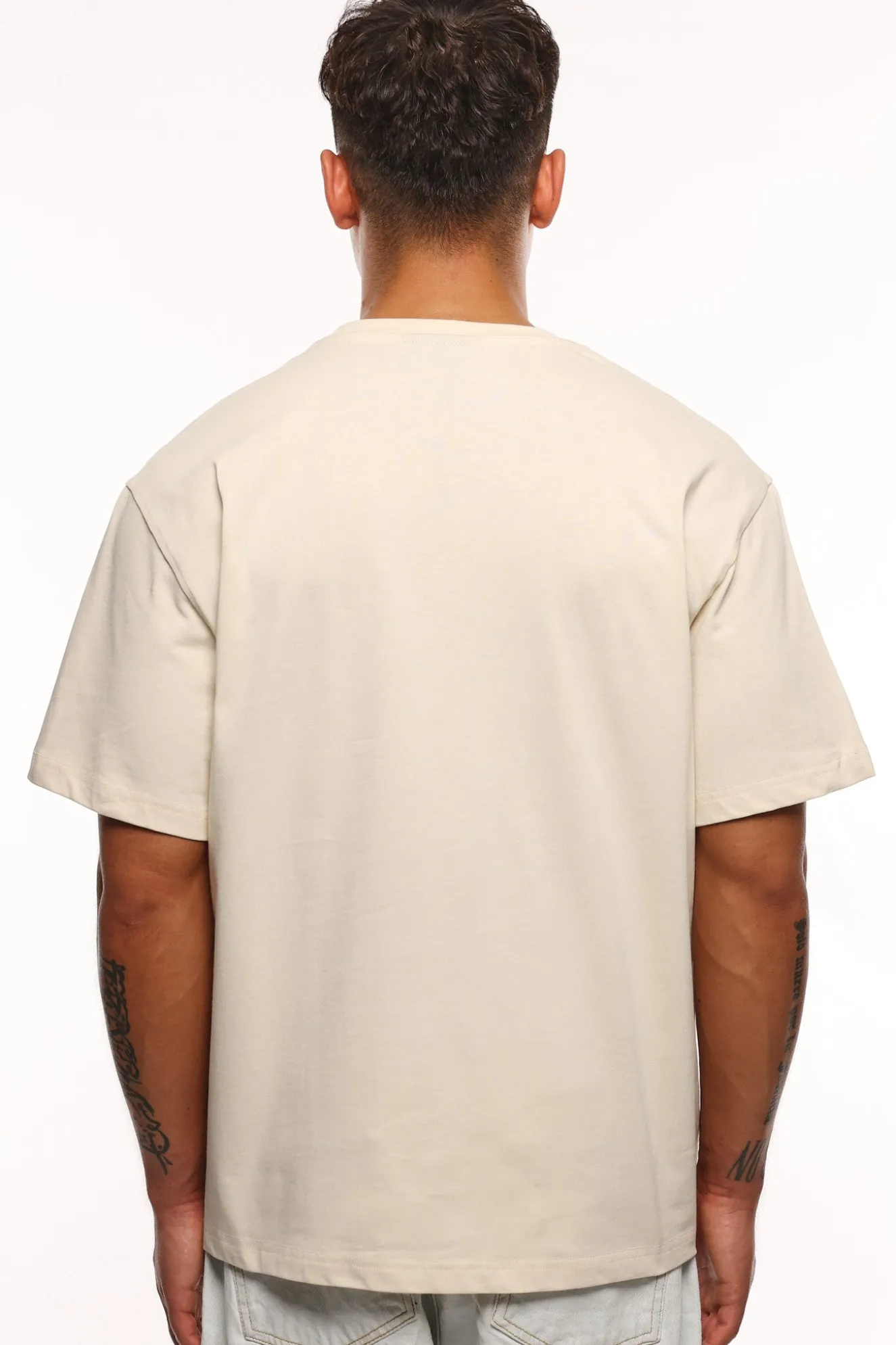 HEAVY OVERSIZE BROKEN HEART V2 T-SHIRT WHITE