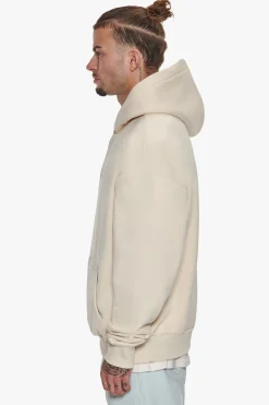 HEAVY OVERSIZE CENTER HD HOODIE COCONUT MILK