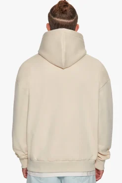 HEAVY OVERSIZE CENTER HD HOODIE COCONUT MILK
