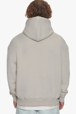 HEAVY OVERSIZE CENTER HD HOODIE MOON BEAM