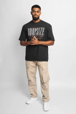 HEAVY OVERSIZE CHAMPIONS T-SHIRT WASHED BLACK