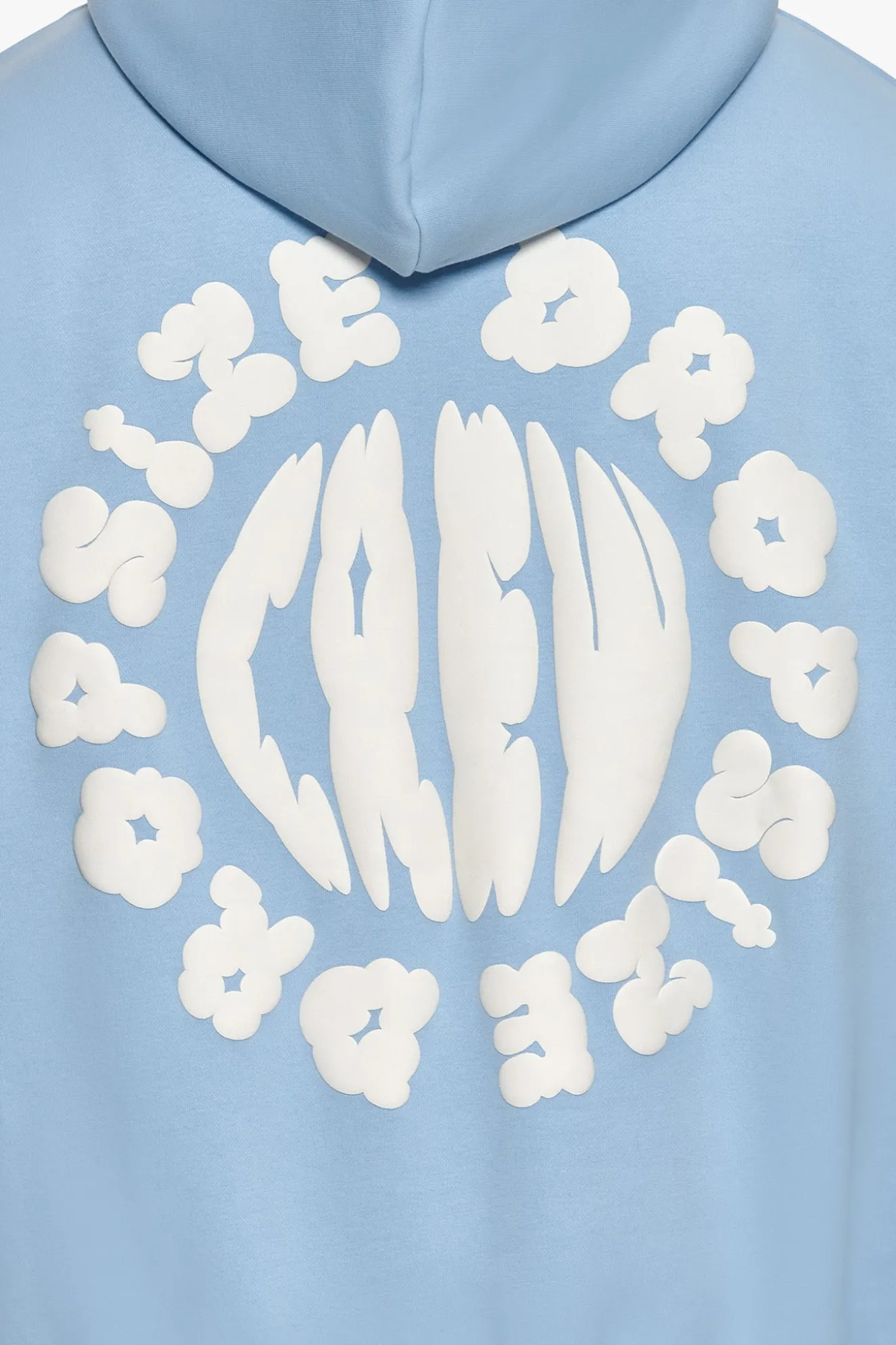 HEAVY OVERSIZE CLOUD CREW HOODIE BABY BLUE