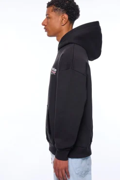 HEAVY OVERSIZE COPYRIGHT HOODIE BLACK
