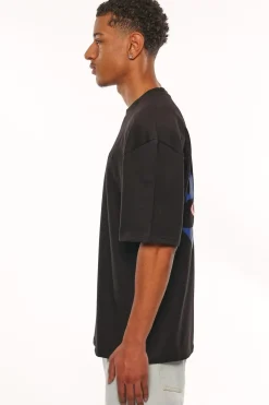 HEAVY OVERSIZE CREW LOVE T-SHIRT BLACK