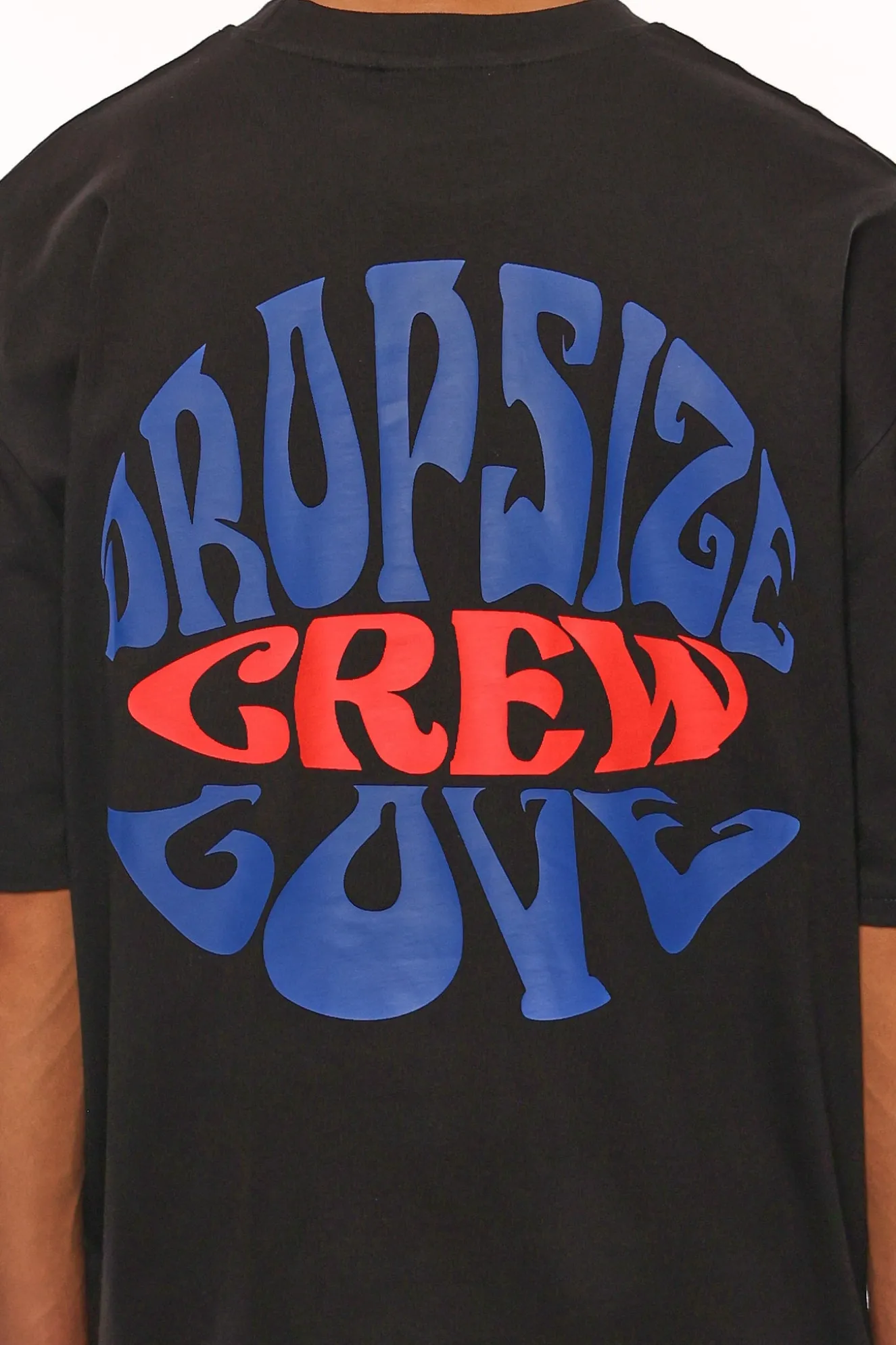 HEAVY OVERSIZE CREW LOVE T-SHIRT BLACK
