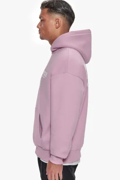 HEAVY OVERSIZE CRIME CLUB HOODIE LILAC