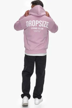 HEAVY OVERSIZE CRIME CLUB HOODIE LILAC