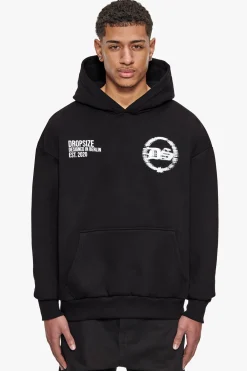 HEAVY OVERSIZE DESIGNED IN BERLIN HOODIE BLACK