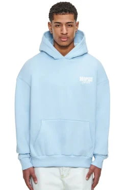 HEAVY OVERSIZE DROPSIZE STUDIOS HOODIE BABY BLUE