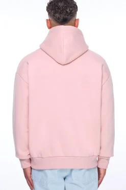 HEAVY OVERSIZE EMBO HOODIE LOTUS