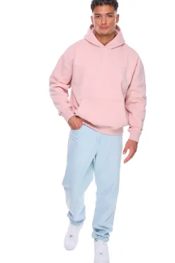 HEAVY OVERSIZE EMBO HOODIE LOTUS