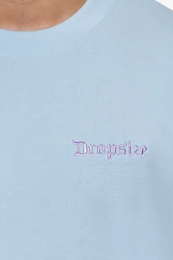 HEAVY OVERSIZE EMBO T-SHIRT BABY BLUE