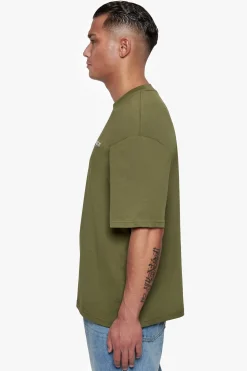 HEAVY OVERSIZE EMBO T-SHIRT OLIVE