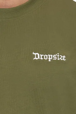 HEAVY OVERSIZE EMBO T-SHIRT OLIVE