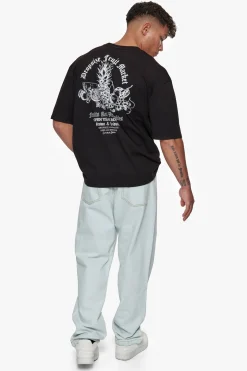 HEAVY OVERSIZE FRUIT MARKET T-SHIRT BLACK