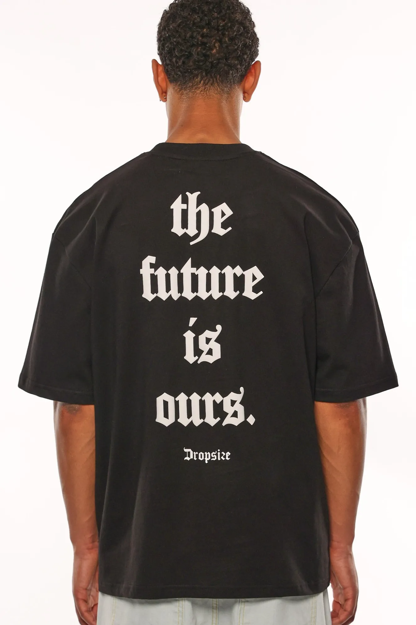 HEAVY OVERSIZE FUTURE T-SHIRT BLACK