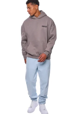 HEAVY OVERSIZE HD PRINT HOODIE DRIFTWOOD