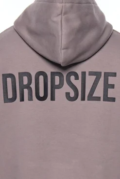 HEAVY OVERSIZE HD PRINT HOODIE DRIFTWOOD