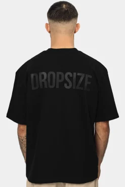 HEAVY OVERSIZE HD PRINT T-SHIRT BLACK