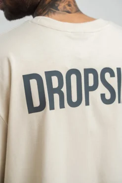 HEAVY OVERSIZE HD PRINT T-SHIRT COCONUT/ STONE