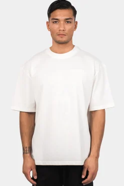 HEAVY OVERSIZE HD PRINT T-SHIRT CREAM WHITE