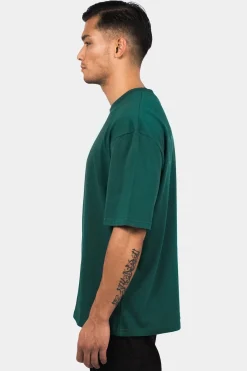 HEAVY OVERSIZE HD PRINT T-SHIRT GREEN