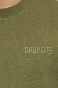 HEAVY OVERSIZE HD PRINT T-SHIRT OLIVE