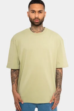 HEAVY OVERSIZE HD PRINT T-SHIRT PISTACHIO