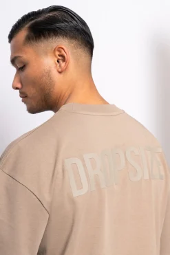HEAVY OVERSIZE HD PRINT T-SHIRT WEATHERED TEAK
