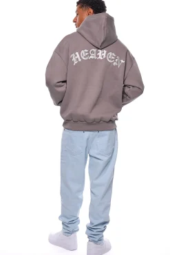 HEAVY OVERSIZE HEAVEN HOODIE DRIFTWOOD