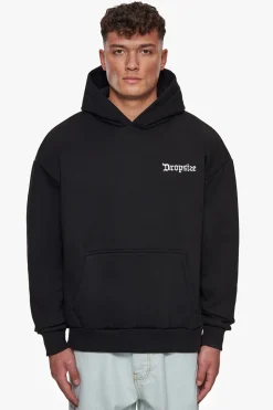 HEAVY OVERSIZE HUNTING SEASON EAGLE HOODIE BLACK