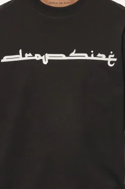 HEAVY OVERSIZE KUFI LOGO T-SHIRT BLACK