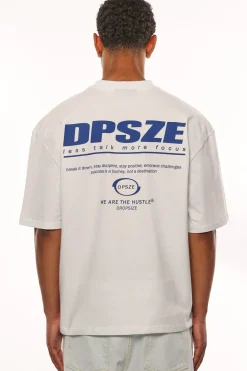 HEAVY OVERSIZE LESS TALK T-SHIRT WHITE