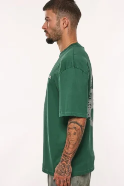 HEAVY OVERSIZE LOGO CIRCLE T-SHIRT