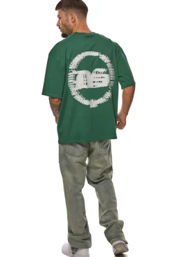 HEAVY OVERSIZE LOGO CIRCLE T-SHIRT