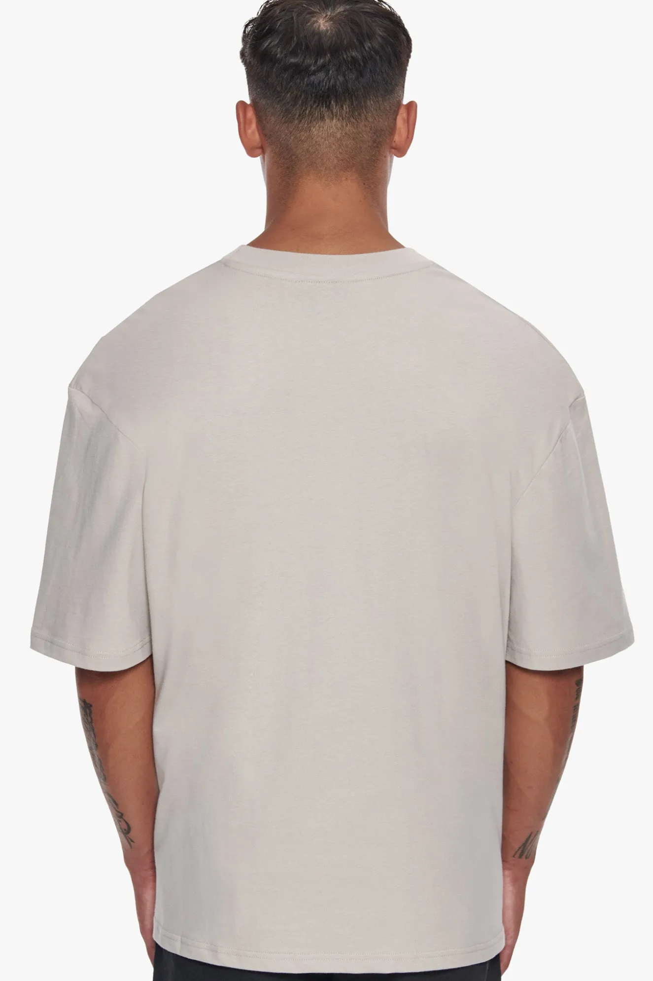 HEAVY OVERSIZE LOGO T-SHIRT MOONBEAM