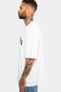 HEAVY OVERSIZE LOGO T-SHIRT WHITE