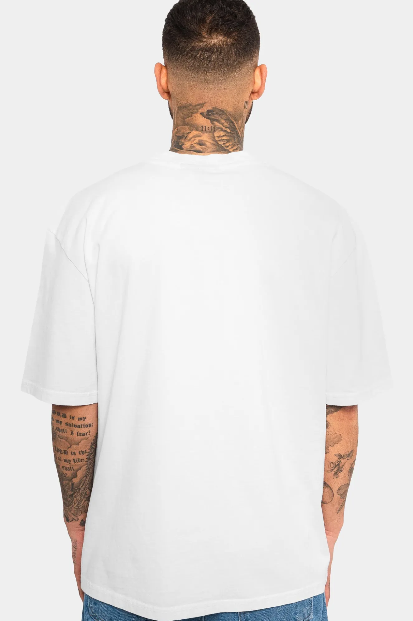 HEAVY OVERSIZE LOGO T-SHIRT WHITE