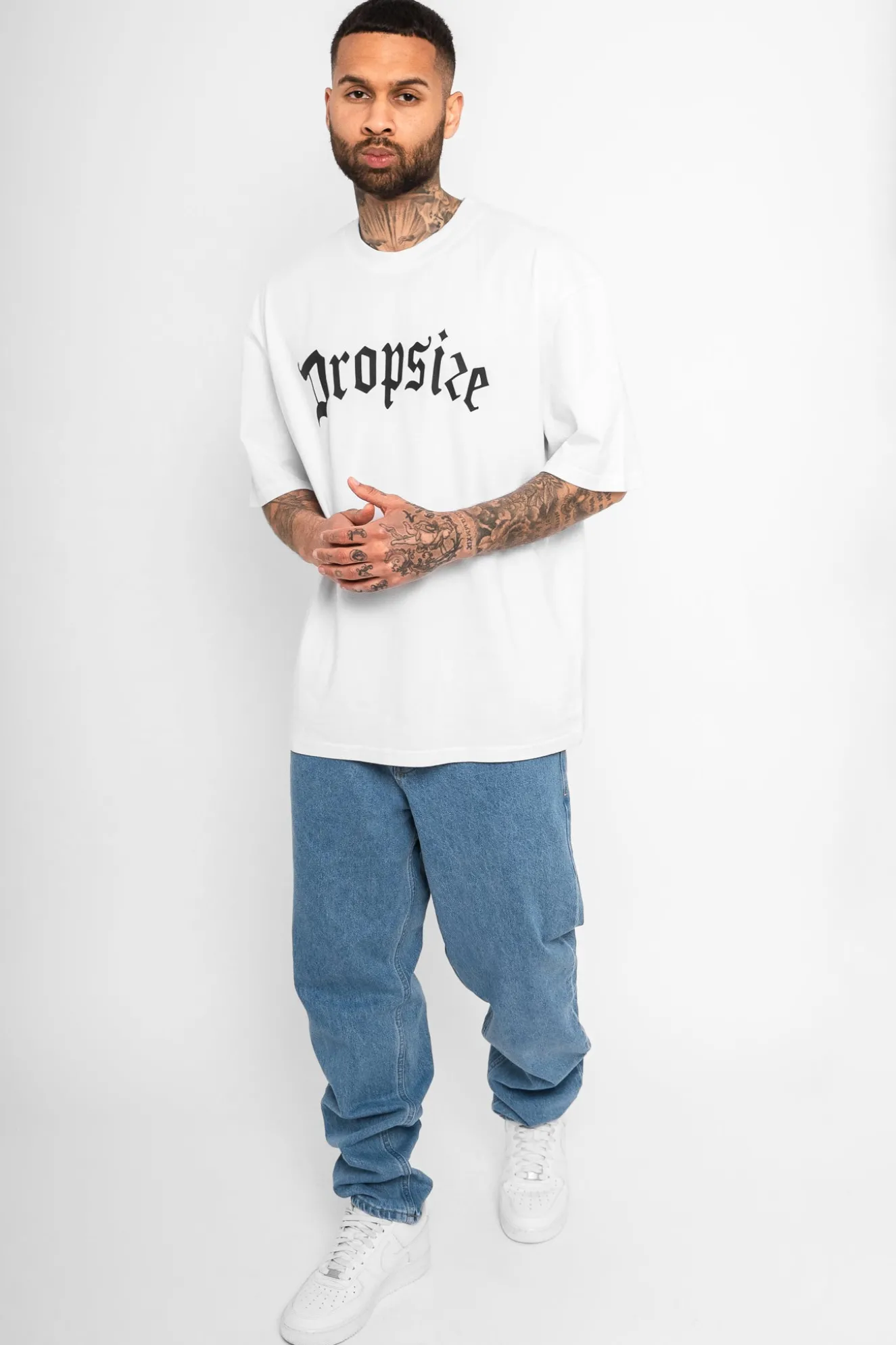 HEAVY OVERSIZE LOGO T-SHIRT WHITE