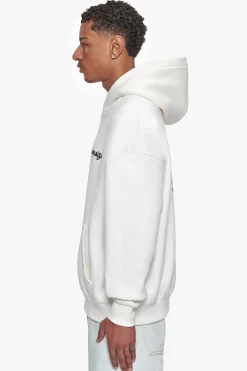 HEAVY OVERSIZE LOST IN HEAVEN HOODIE CREAM WHITE