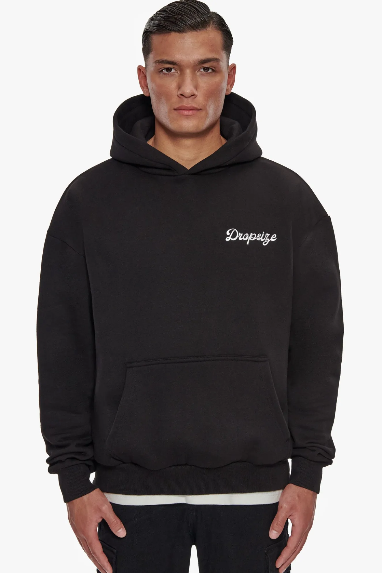 HEAVY OVERSIZE LOST IN HEAVEN HOODIE BLACK