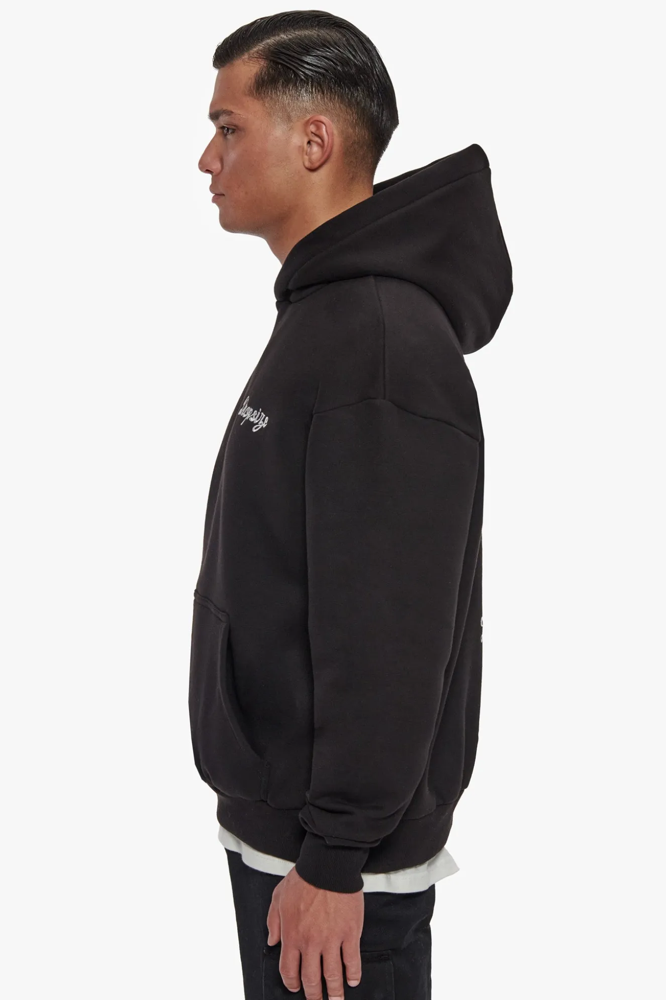 HEAVY OVERSIZE LOST IN HEAVEN HOODIE BLACK