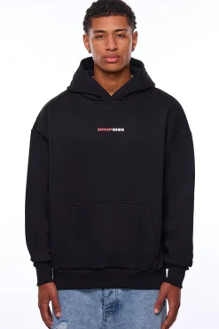 HEAVY OVERSIZE LOST PARADISE HOODIE BLACK