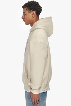 HEAVY OVERSIZE LOST SOULS HOODIE COCONUT MILK